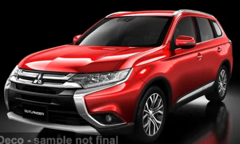 Mitsubishi Outlander, rot, 2018, 1:43, Vitesse
