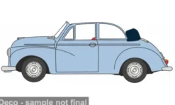 Morris Minor Soft Top, hellblau/weiss, 1:76, Oxford