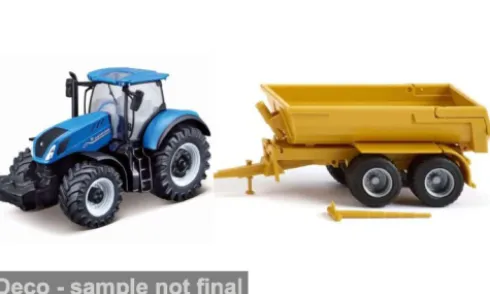 New Holland T7.315 HD, blau/gelb, 1:64, Maisto