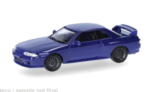 Nissan Skyline GTR (R32), blau, 1:87, Micro City 87