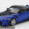 Nissan Fairlady Z, blau/schwarz, 2024, 1:64, Mini GT