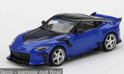 Nissan Fairlady Z, blau/schwarz, 2024, 1:64, Mini GT