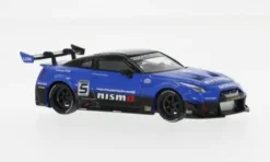 Nissan GTR R-35, blau/schwarz, 2025, 1:64, Mini GT