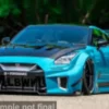 Nissan GT-R (R35), blau/schwarz, 2025, 1:18, Solido