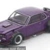 Nissan Hakosuka Pandem, violett, 1:64, Pop Race