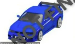 Nissan Nismo 400R, blau, 1996, 1:64, Majorette