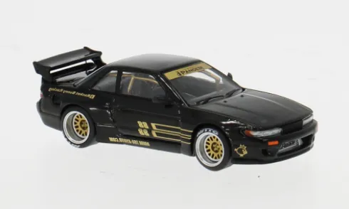 Nissan Pandem S13, schwarz, 1:64, Pop Race