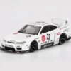 Nissan Silvia S15 LB-Super Silhouette Athlete, weiss, 2024, 1:64, Mini GT