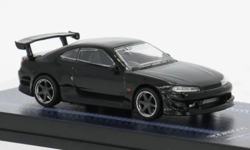 Nissan Silvia (S15) VERTEX, dunkelgrau, 1:64, Tarmac Works