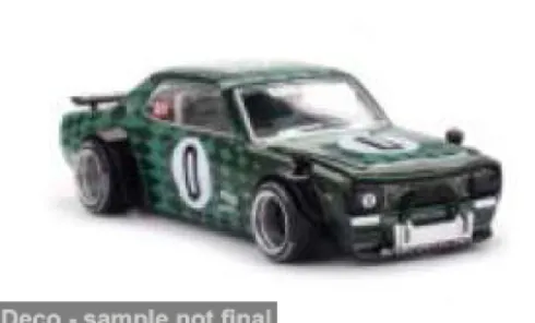 Nissan Skyline GT-R (KPGC10), grün, 1969, 1:64, Mini GT