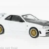 Nissan Skyline GT-R (R34), weiss, 2002, 1:43, IXO