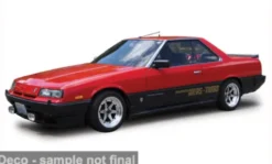 Nissan Skyline 2000 RS-Turbo (R30), rot/schwarz, 1983, Iron Mask, 1:64, IXO America
