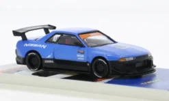 Nissan Skyline (R32) (Tarmac Works 10th Anniversary), blau/schwarz, 1:64, Tarmac Works