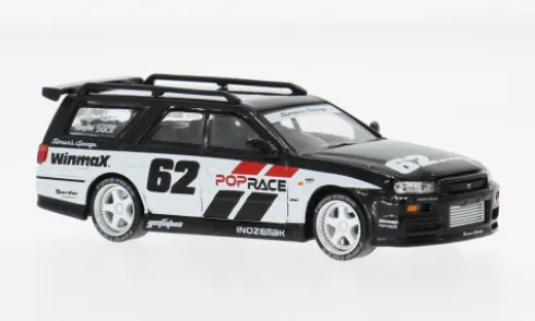 Nissan Stagea, Simon`s Garage, #62, 1:64, Pop Race