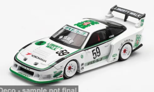 Nissan 180SX LB-Super Silhouette, weiss/grün, 2026, 1:64, Mini GT