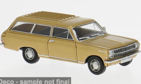 Opel Rekord A Caravan, gold, 1963, 1:87, Brekina