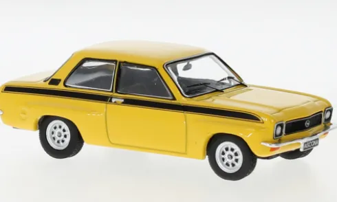 Opel Ascona A Tuning, dunkelgelb/schwarz, 1973, 1:43, IXO
