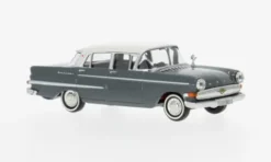Opel Kapitän, dunkelgrau, 1959, 1:87, Brekina