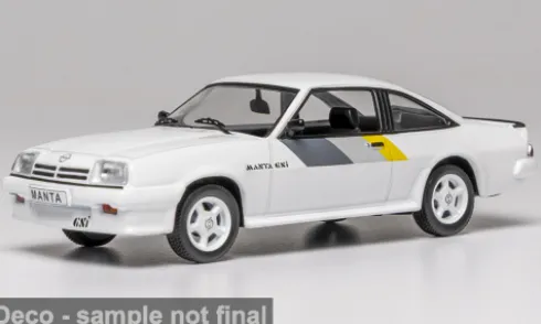Opel Manta B GSI, weiss/Dekor, 1984, 1:43, IXO