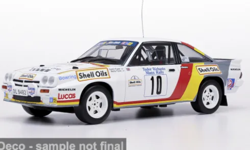 Opel Manta B 400, Rallye Manx, 1985, #10, B.Fisher/A.Frazer, 1:18, IXO