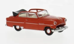 Opel Olympia Cabrio, hellrot, 1954, 1:87, Brekina