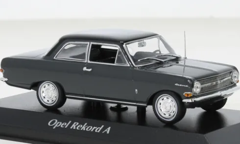 Opel Rekord A, grau, 1962, 1:43, Maxichamps