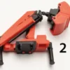 Palfinger Ladekran mit Zweischalengreifer, orange, 1:87, Herpa