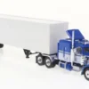 Peterbilt 359 Koffer-SZ, blau/weiss, 1973, 1:87, Brekina