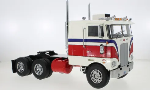Peterbilt 352 Pacemaker, weiss/rot, 1977, 1:18, Road Kings