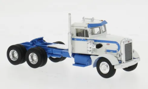 Peterbilt 281, weiss/blau, 1955, 1:87, Brekina