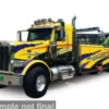 Peterbilt 359 Wrecker, gelb/violett, 1980, 1:43, IXO America