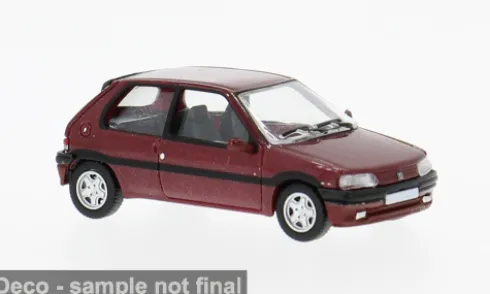Peugeot 106 XSI, dunkelrot, 1991, 1:87, PCX87