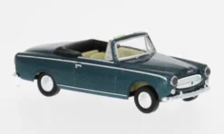 Peugeot 403 Cabriolet, grün, 1956, 1:87, Brekina