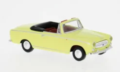Peugeot 403 Cabriolet, hellgelb, 1956, 1:87, Brekina
