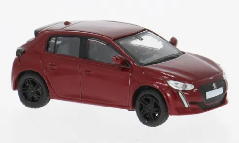 Peugeot 208 II, dunkelrot, 2019, 1:87, PCX87