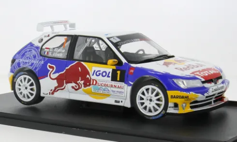 Peugeot 306 Maxi, Rallye du Var, 2017, #1, S.Loeb/D.Elena, 1:18, Solido