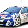 Peugeot 206 WRC, Rally San Remo, 1999, #15, G.Panizzi/H.Panizzi, 1:18, Sun Star