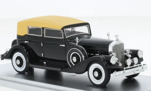 Pierce Arrow 1242 Convertible Sedan Le Baron, schwarz/hellbraun, 1933, 1:43, Kess