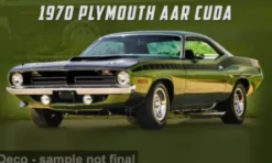 Plymouth AAR Cuda, dunkelgrün, 1970, 1:18, ACME