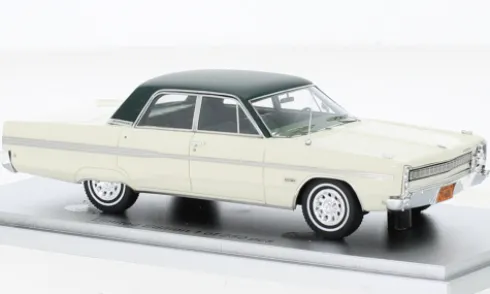 Plymouth Fury 4-Door Sedan, beige/dunkelgrün, 1968, 1:43, Kess