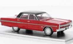 Plymouth Fury 4-Door Sedan, rot/schwarz, 1968, 1:43, Kess