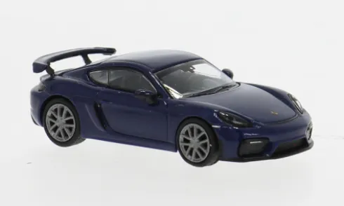 Porsche 718 Cayman GT4 (981), blau, 2019, 1:87, Minichamps