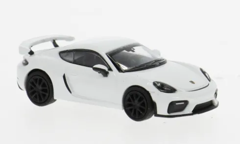 Porsche 718 Cayman GT4 (981), weiss, 2019, 1:87, Minichamps