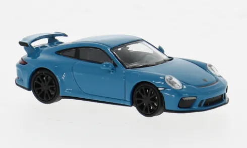 Porsche 911 GT3, blau, 2017, 1:87, Minichamps