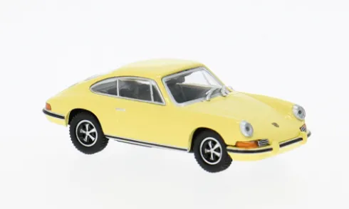 Porsche 911 S, gelb, 1972, 1:87, Minichamps