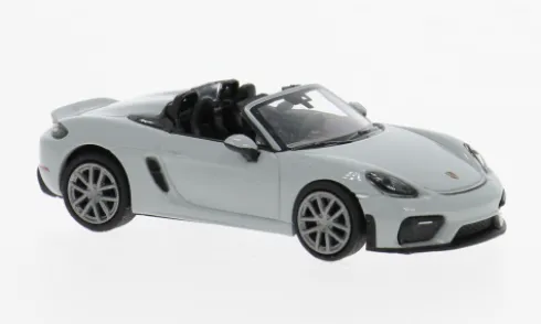 Porsche 718 Spyder (981), grau, 2019, 1:87, Minichamps