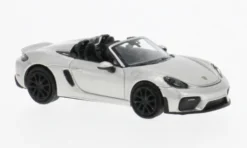 Porsche 718 Spyder (981), silber, 2019, 1:87, Minichamps