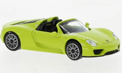 Porsche 918 Spyder, hellgrün, 2013, 1:87, Minichamps