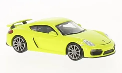Porsche Cayman GT4, hellgrün, 2016, 1:87, Minichamps