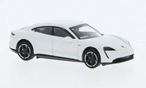 Porsche Taycan Turbo S, weiss, 2019, 1:87, Minichamps